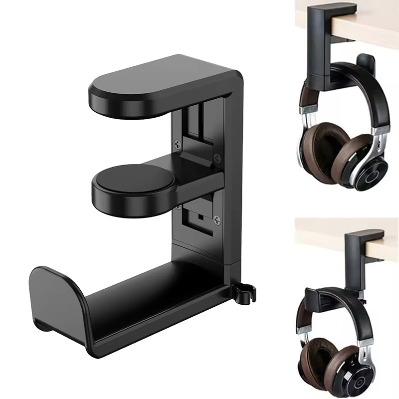 Headphone Hook Under - Universal Gaming Headphone Stand Headset Hook