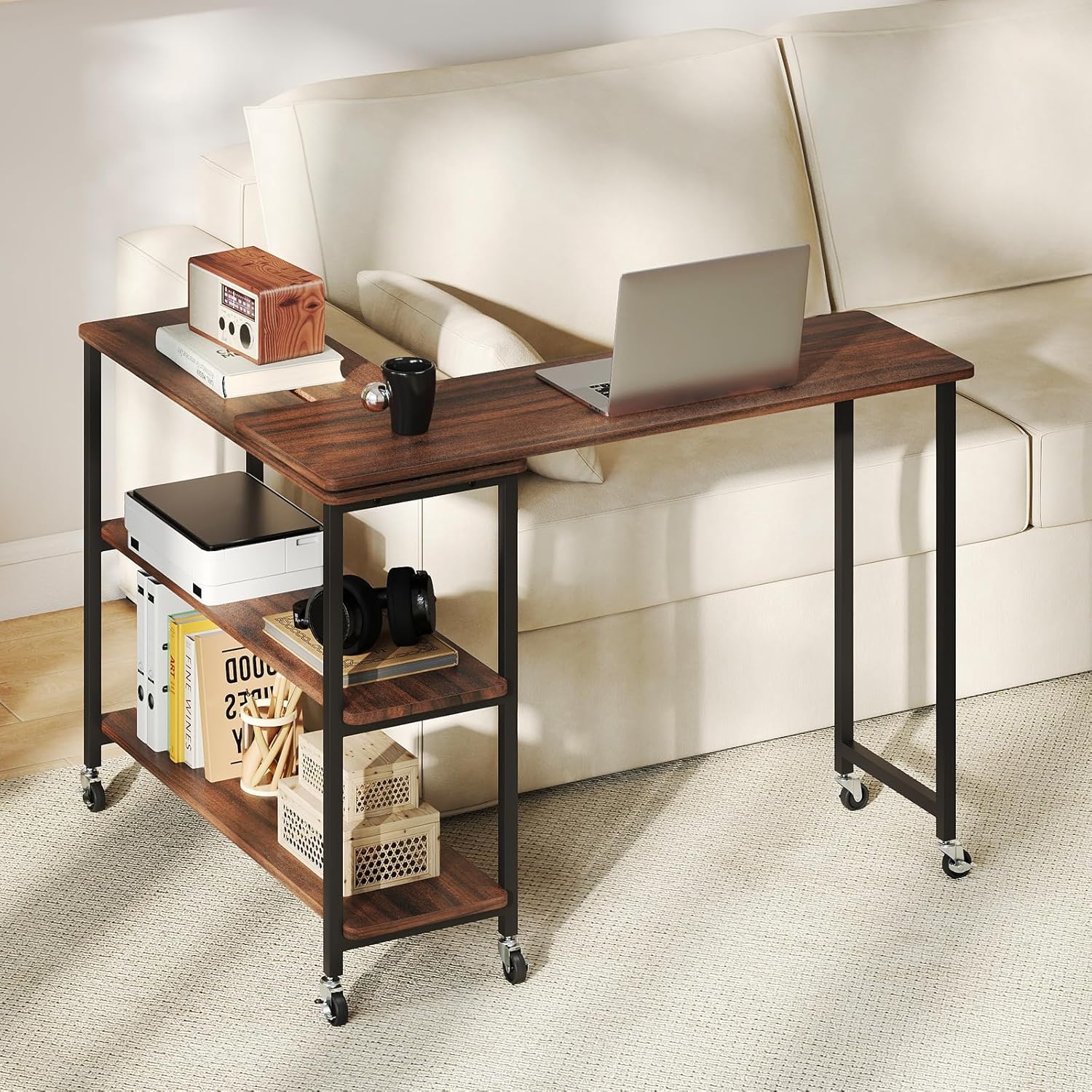 360° Rotating Side Table with  - Desk Setup Maker 评论和价格