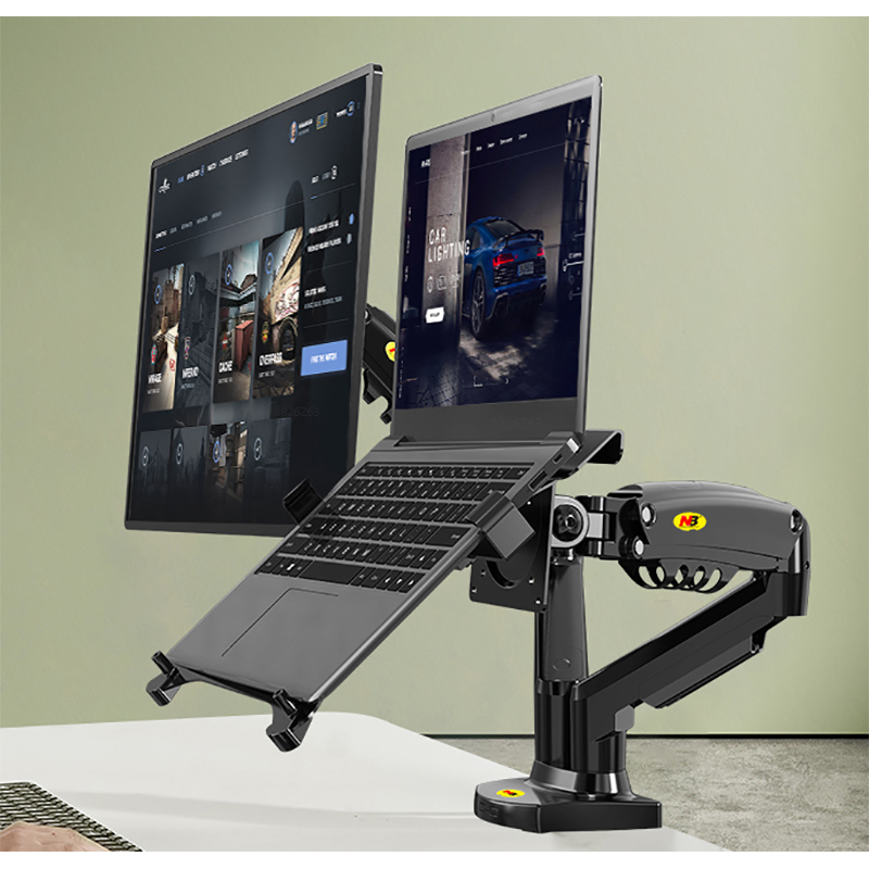 Desktop NB F160 + FP-2 Gas Spr - Dual Monitor Desk Setup 评论和价格