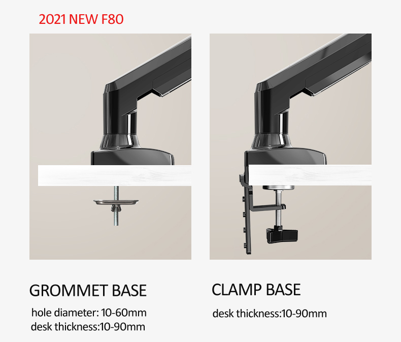 NEW NB F80 17-30' Desktop LED  - Dual Monitor Desk Setup 评论和价格