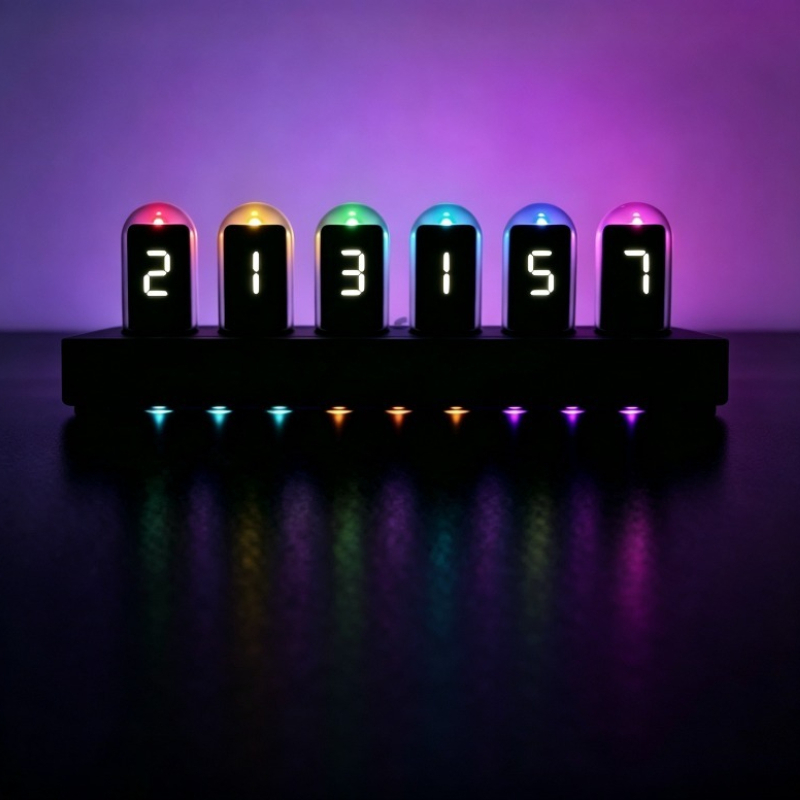 IPS‑Simulated Nixie Tube Clock - Desk Setup Simulator 评论和价格
