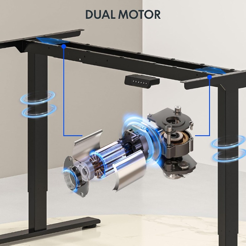 FLEXISPOT Electric Standing De - Dual Monitor Desk Setup 评论和价格