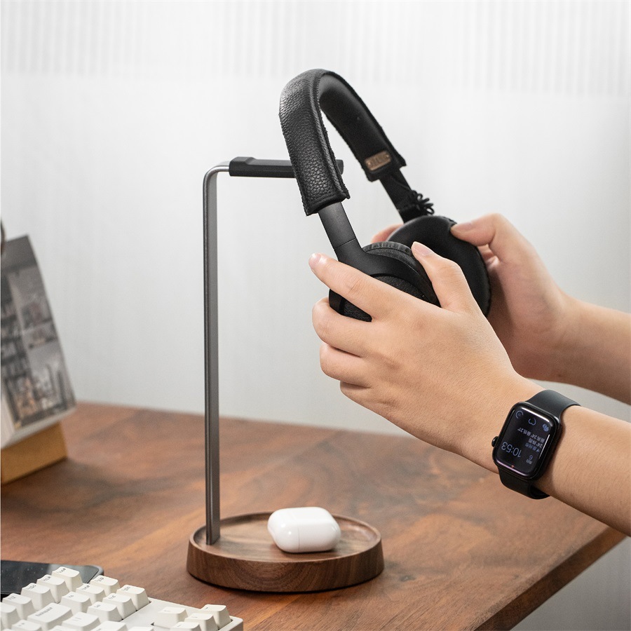 Wooden Game Earphone Holder, B - Headphone Hook Under 评论和价格