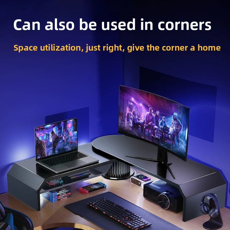 Gaming Dual Monitor Stand Offi - Dual Monitor Desk Setup 评论和价格