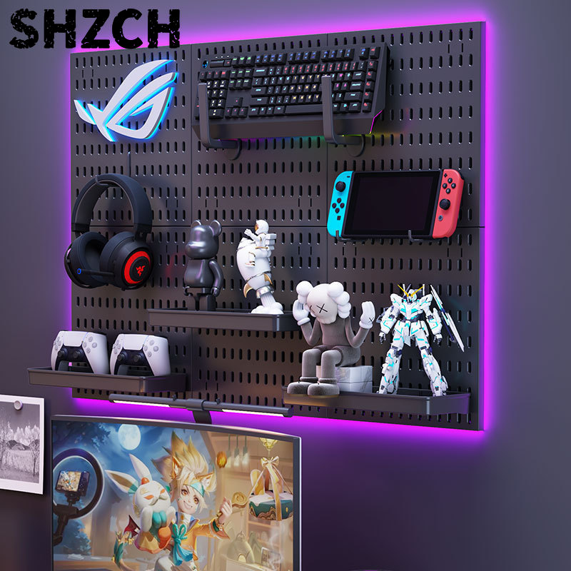 DIY Hole-in-the-Wall Organizer - Desk Setup Diy 评论和价格