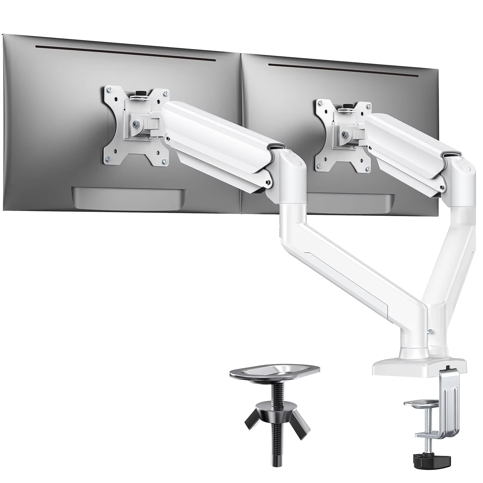 Dual Monitor Mount Stand Desk  - Dual Monitor Desk Setup 评论和价格