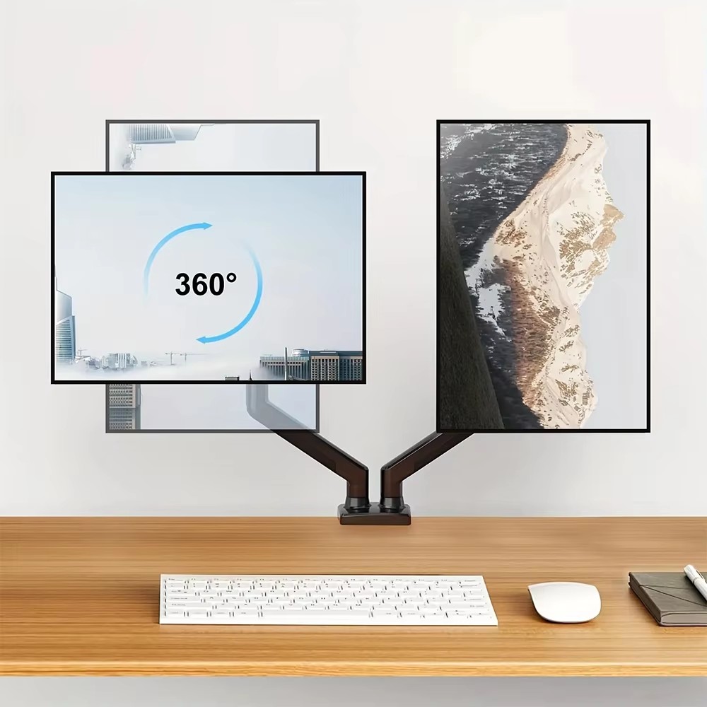 Dual Monitor Mount Stand Desk  - Dual Monitor Desk Setup 评论和价格