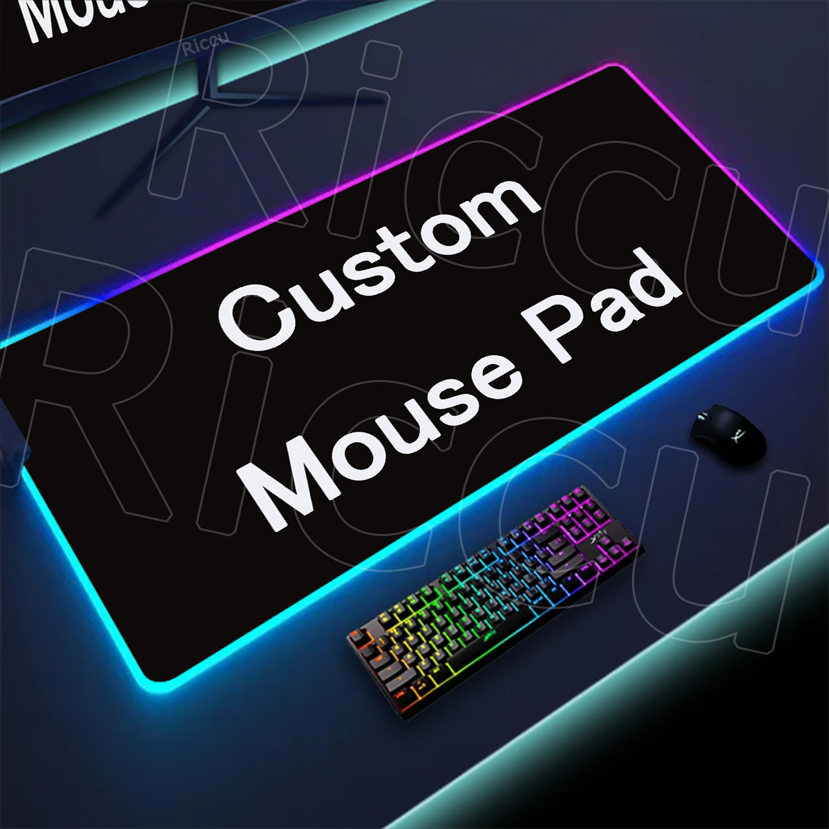 Large DIY RGB Mouse Pad Custom - Desk Setup Diy 评论和价格