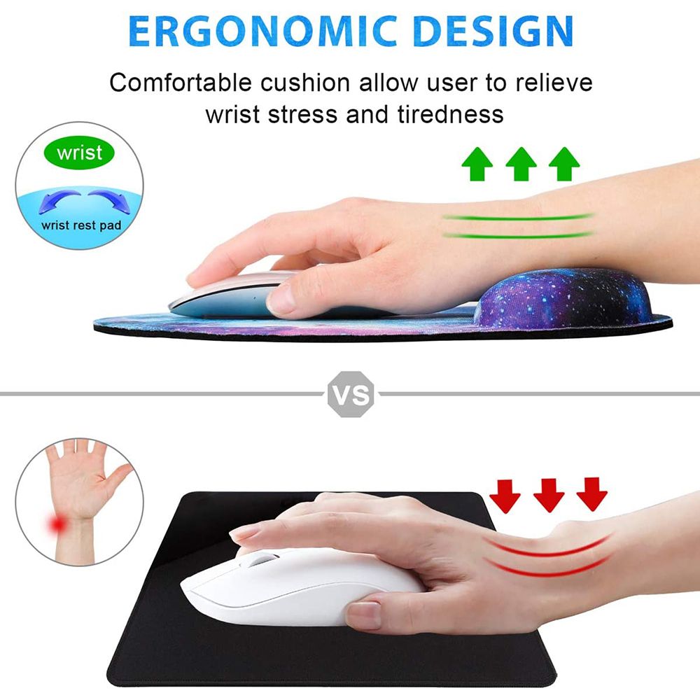 Wrist Rest Mouse Pad Silicone  - Desk Setup Maker 评论和价格