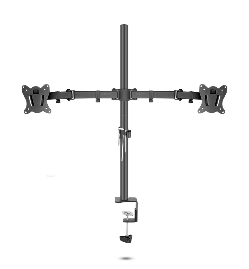 T902-280 360 Rotate Steel 10'- - Dual Monitor Desk Setup 评论和价格