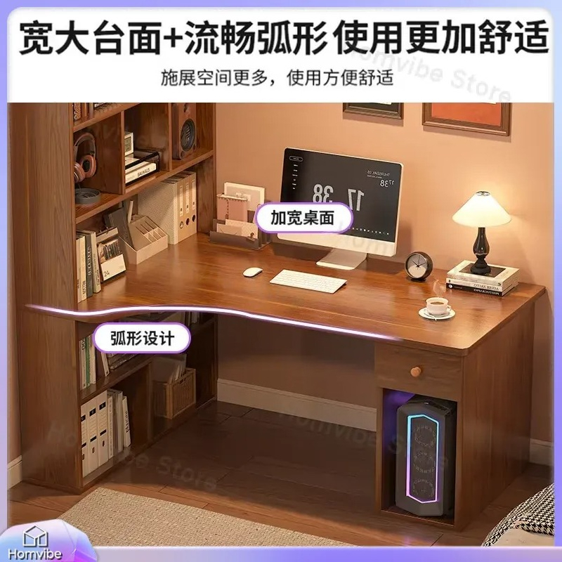 L Shaped Computer Desk with Bo - Dual Monitor Desk Setup 评论和价格