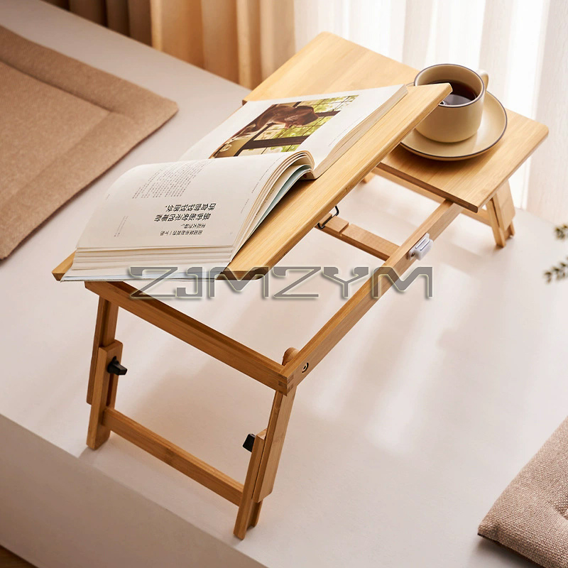 Folding Laptop Table Bamboo Ad - Desk Setup Maker 评论和价格