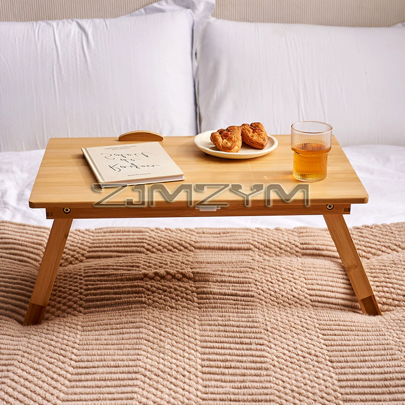 Folding Laptop Table Bamboo Ad - Desk Setup Maker 评论和价格