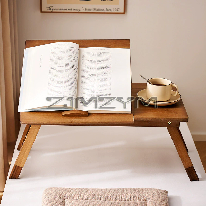 Folding Laptop Table Bamboo Ad - Desk Setup Maker 评论和价格