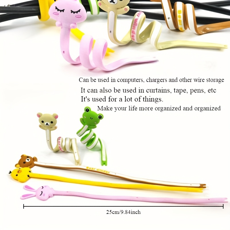 3pcs Cute Animal Shape Cable O - Headphone Hook Under 评论和价格