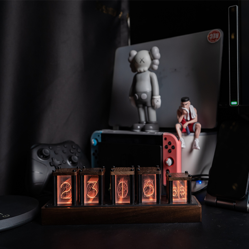 RGB Simulated Nixie Tube Clock - Desk Setup Simulator 评论和价格